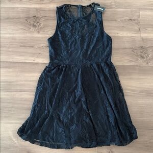Express Black Lace Dress